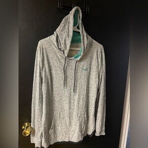 Gray light weight hoodie